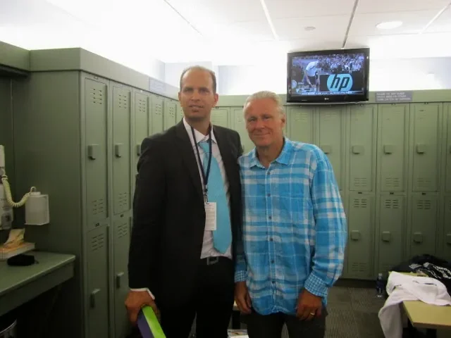 Björn Borg with Tamir Kfir