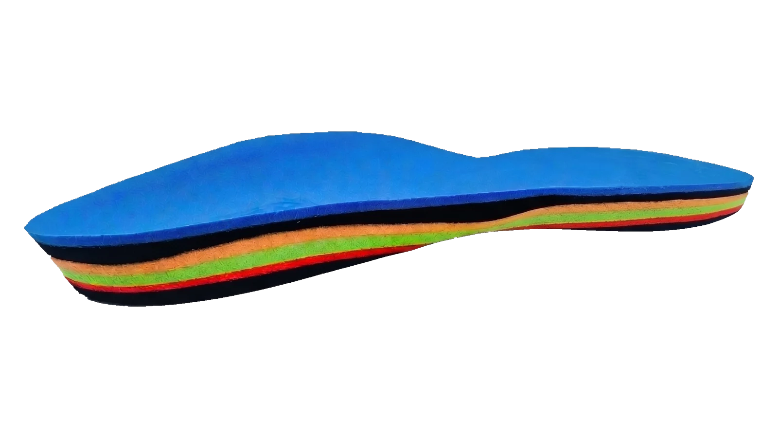 Tamir Kfir custom orthotic — layered construction